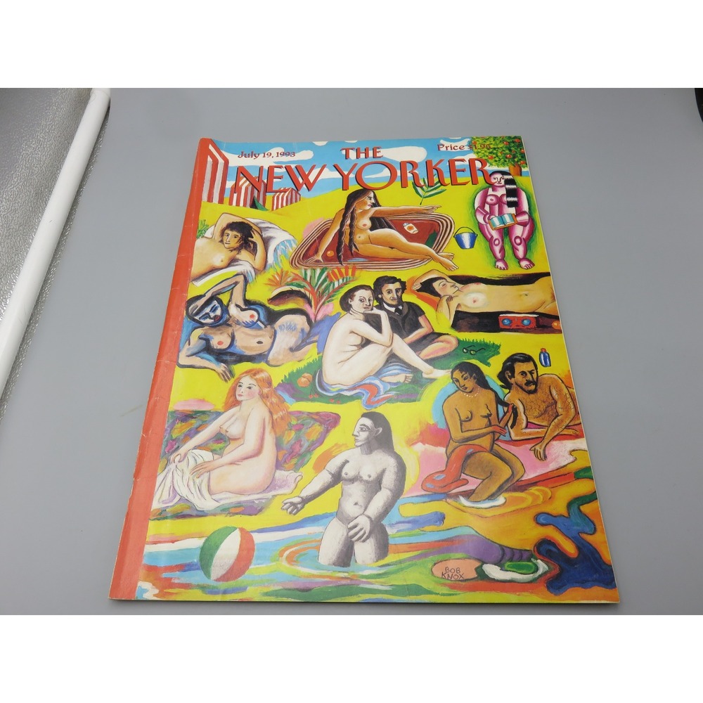The New Yorker Magazine July 19 1993 Bob Knox Cover Art Vintage Toyota Acura Ad